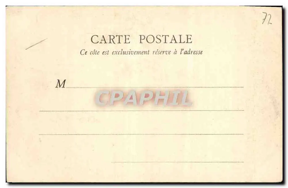 Forêt de Fontainebleau — Restaurant de Franchard — B. F., Paris - Rückseite