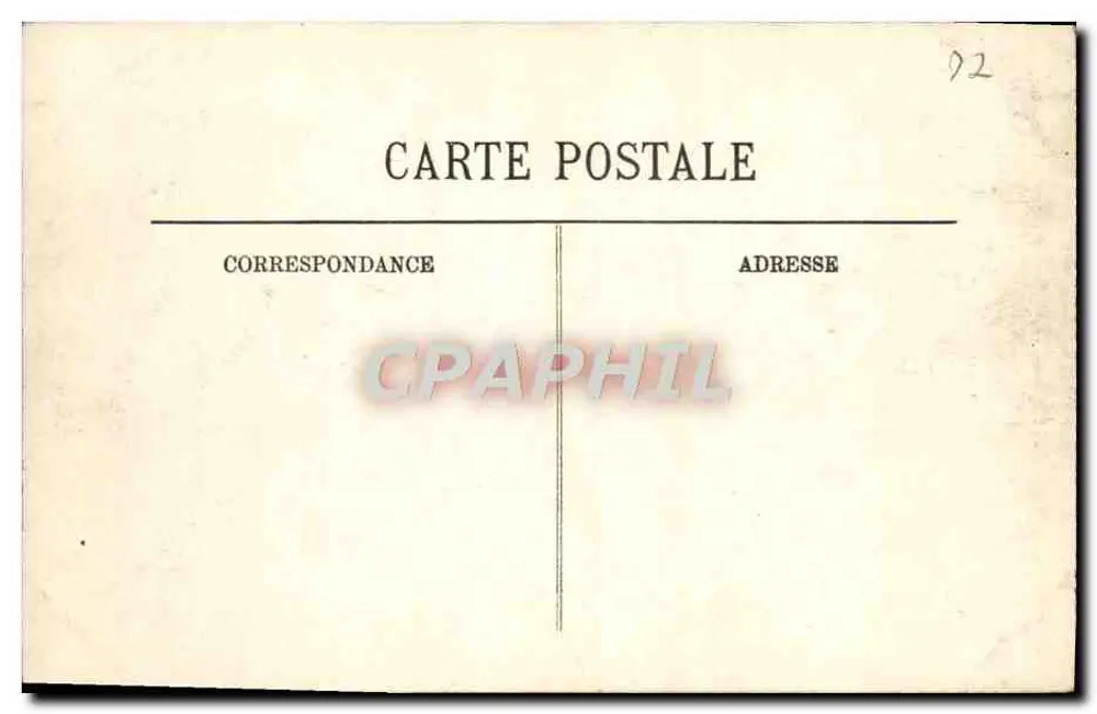 Fontainebleau — Vue générale prise du Calvaire — LL, n°297 - Verso