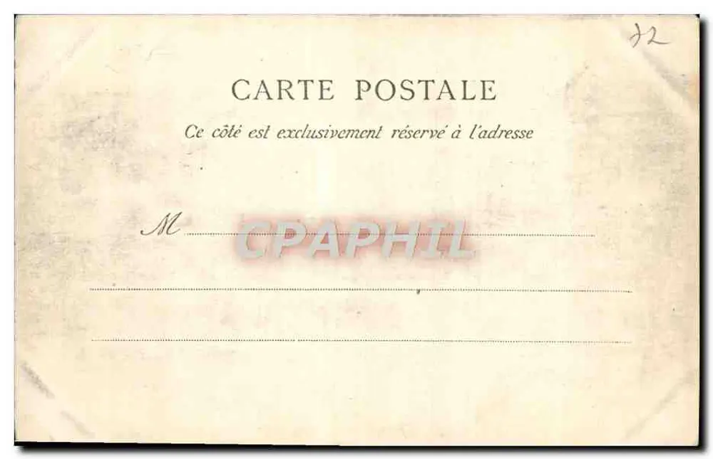 Fontainebleau — Convento das Carmelitas — editor Fontainebleau, n° 50 - Verso
