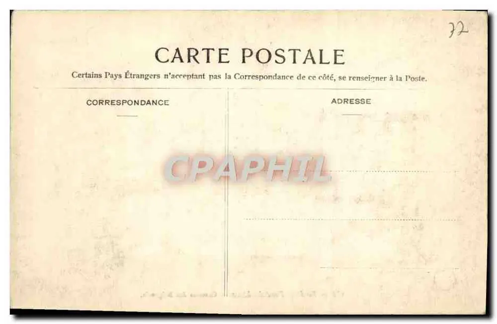 Forêt de Fontainebleau — Caverne des Brigands — Édition Biron - Verso