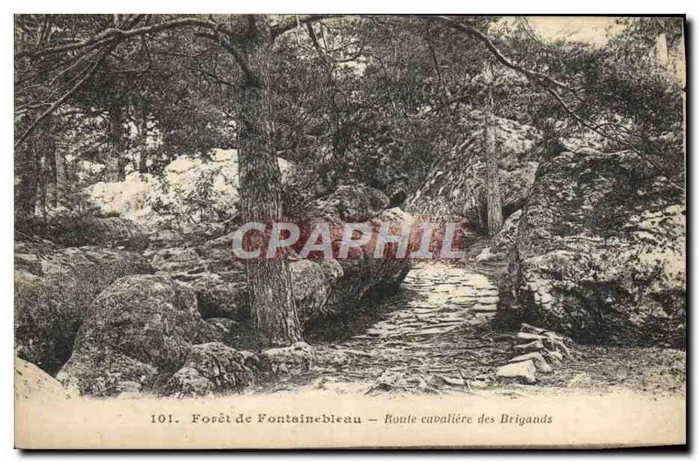 Forêt de Fontainebleau — Route cavalière des Brigands — Nr. 101 - Vorderseite