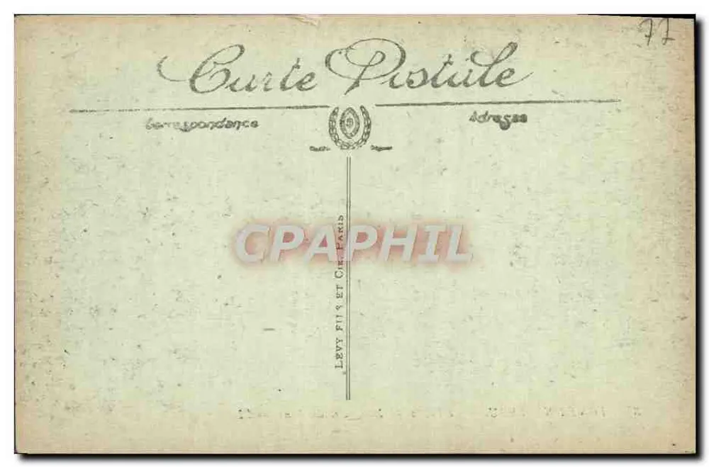 Fontainebleau — Das Schloss — Die Pinienhöhle — LL. - Rückseite