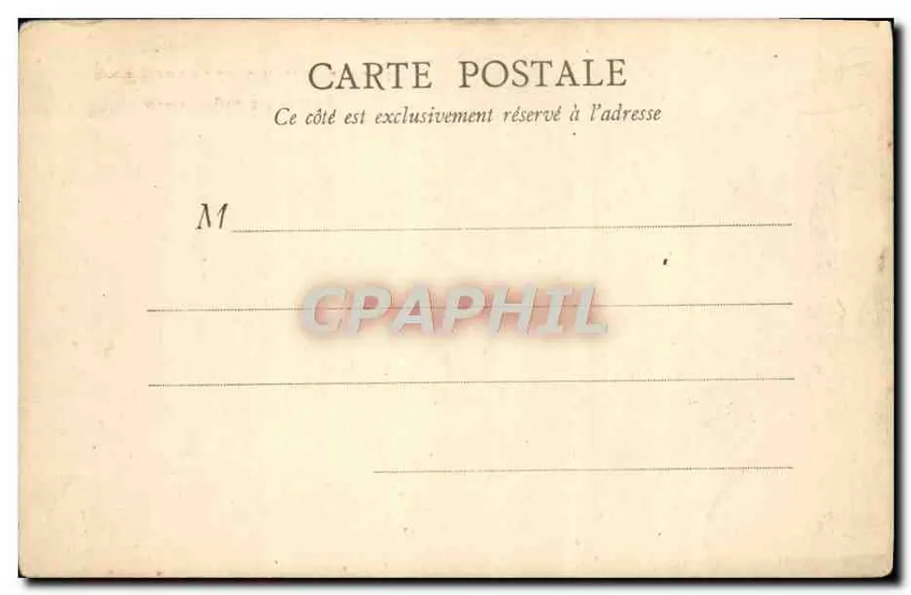 Wald von Fontainebleau — Der weinende Felsen — B. F. Paan - Rückseite