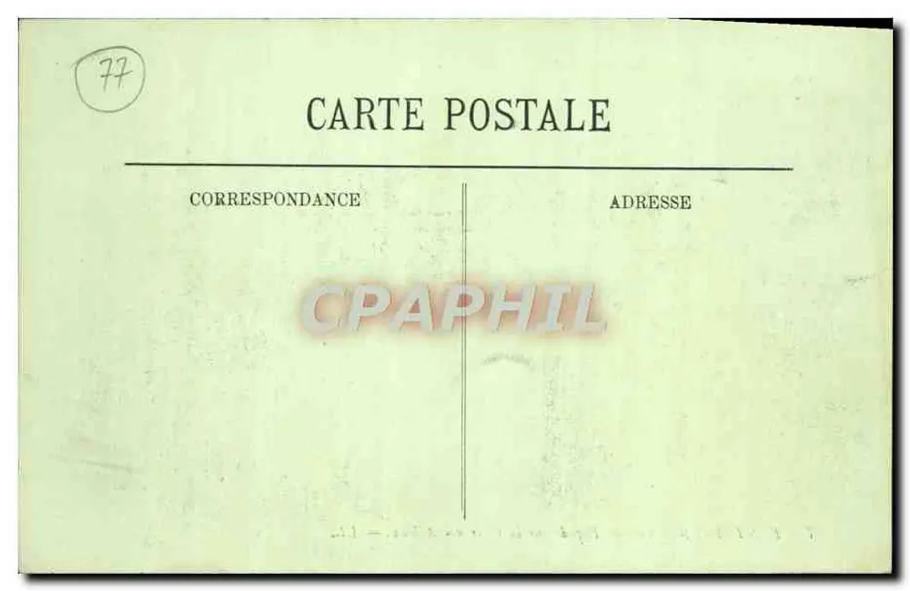 Fontainebleau — Fassade über die Cour des Adieux — LL. — Nr. 7 - Rückseite
