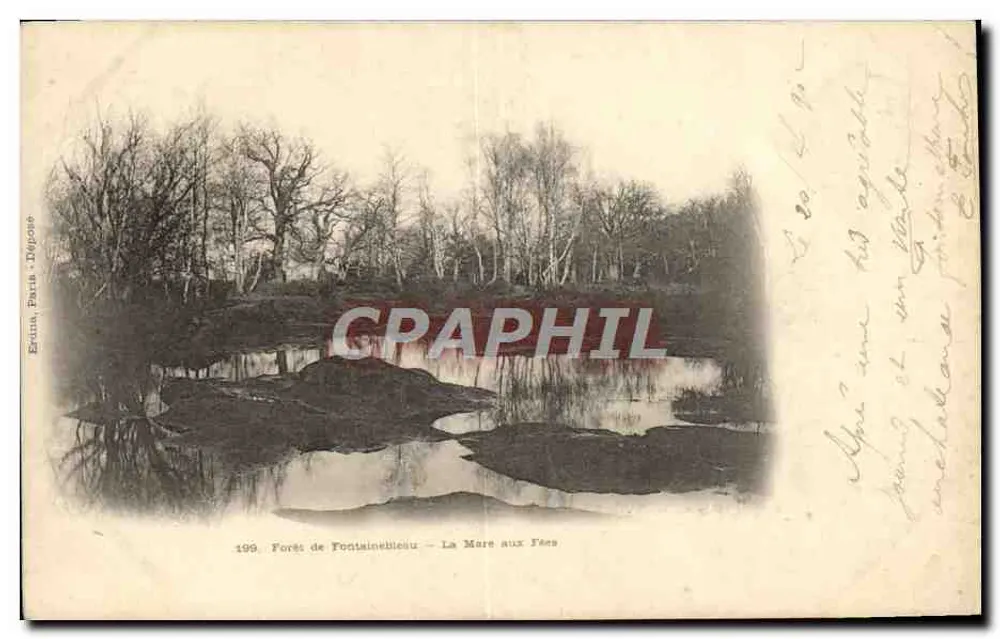 Forêt de Fontainebleau — La Mare aux Fées — Edition Paris, Dépose, Nr. 199 - Vorderseite