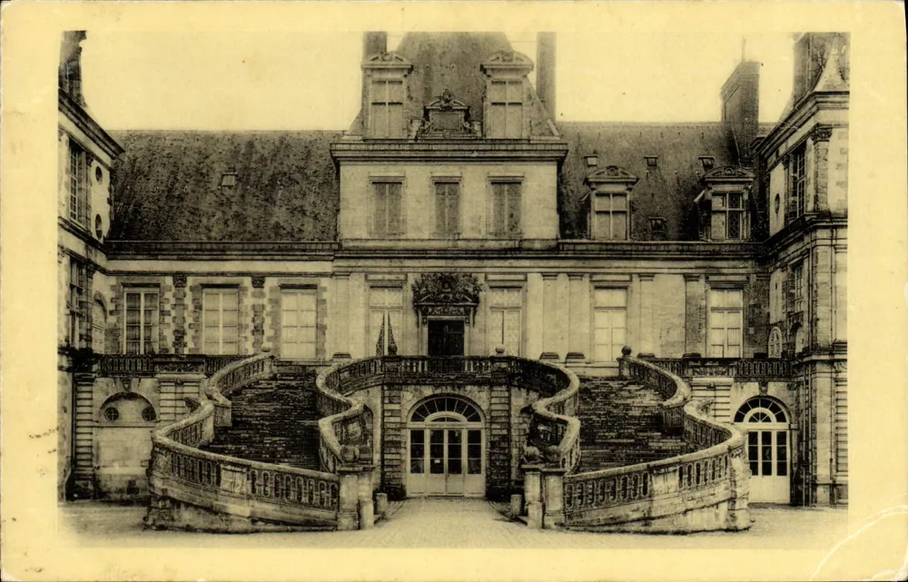 Schloss Fontainebleau — Pferdestiege — Édition du Château de Fontainebleau - Vorderseite