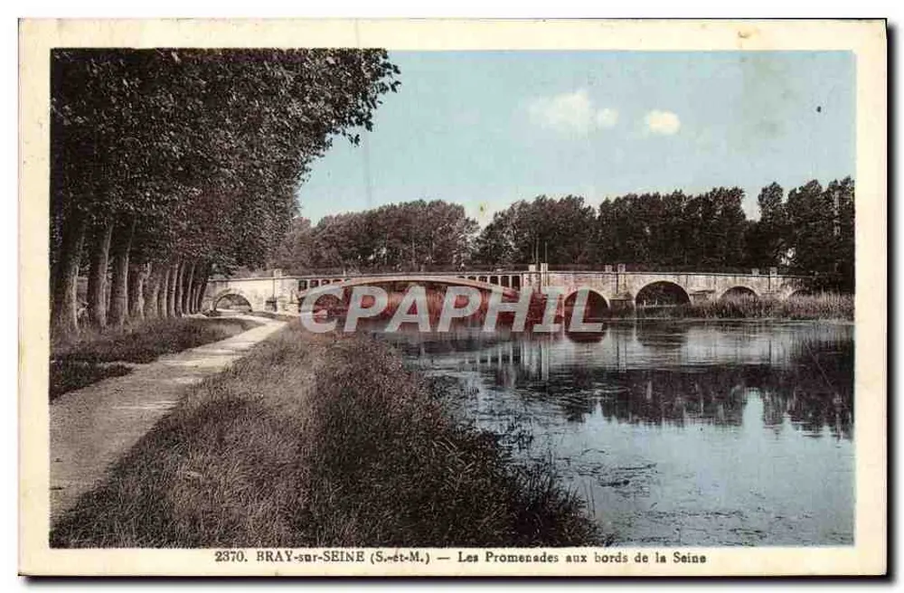 BRAY-sur-SEINE (S.-et-M.) — Les Promenades aux bords de la Seine — n° 2370 - Vorderseite