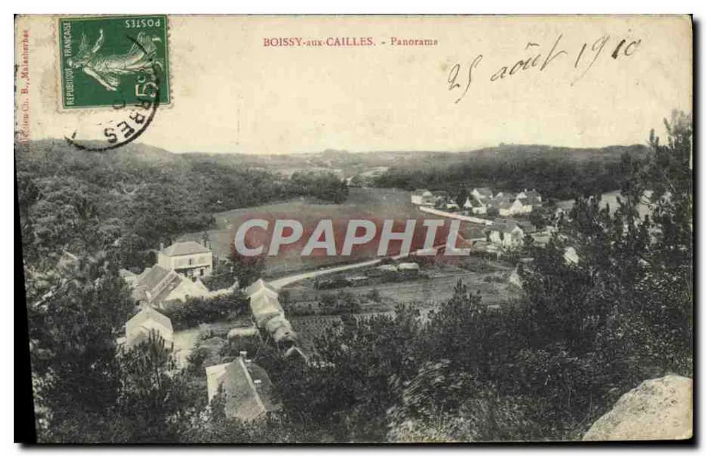 Boissy-aux-Cailles - Panoramas — editor Boissy-aux-Cailles, n°77 - Frente