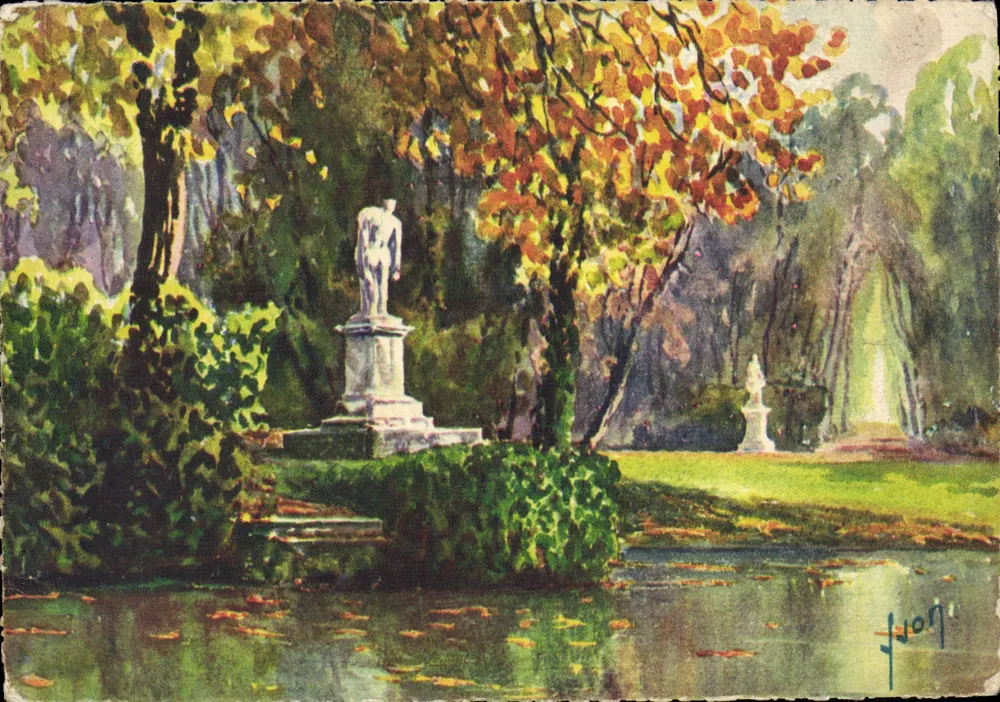 Fontainebleau — Un coin du parc — Les Éditions d'Art YVON - Vorderseite