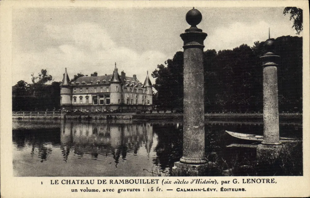 O Castelo de Rambouillet — seis séculos de história — por G. Lenotre, Calmann-Lévy, Editores - Frente