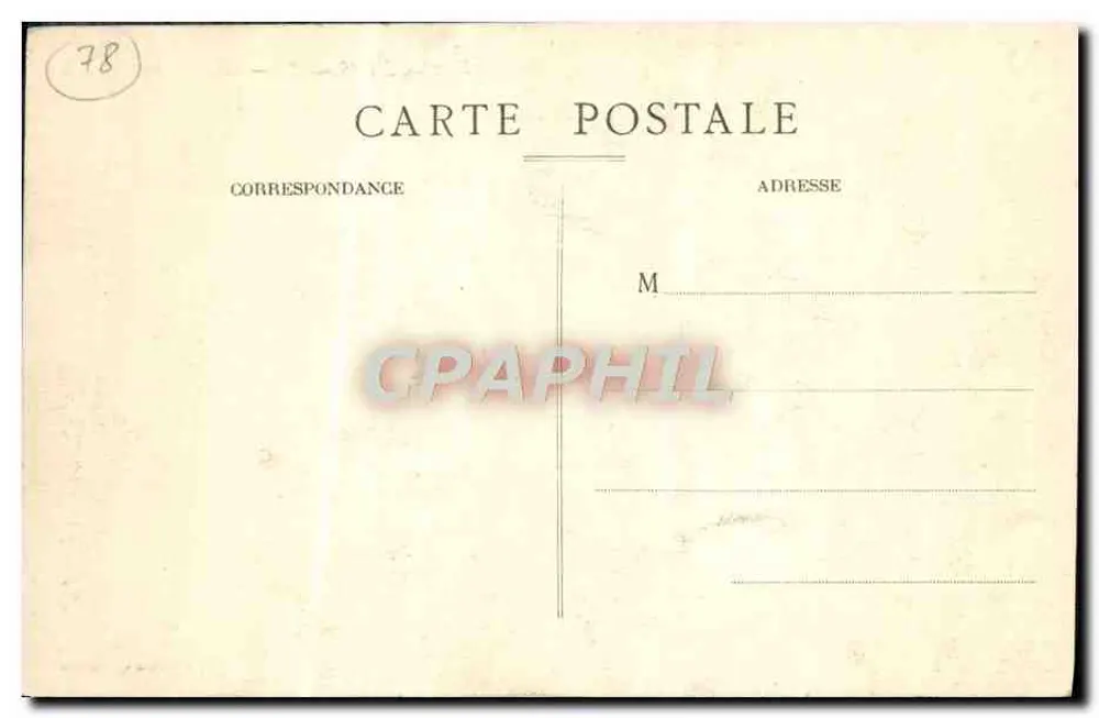 Verneuil (S.-et-O.) — Kasteel van de Groues — L'Abeille, Asnières - Achterkant