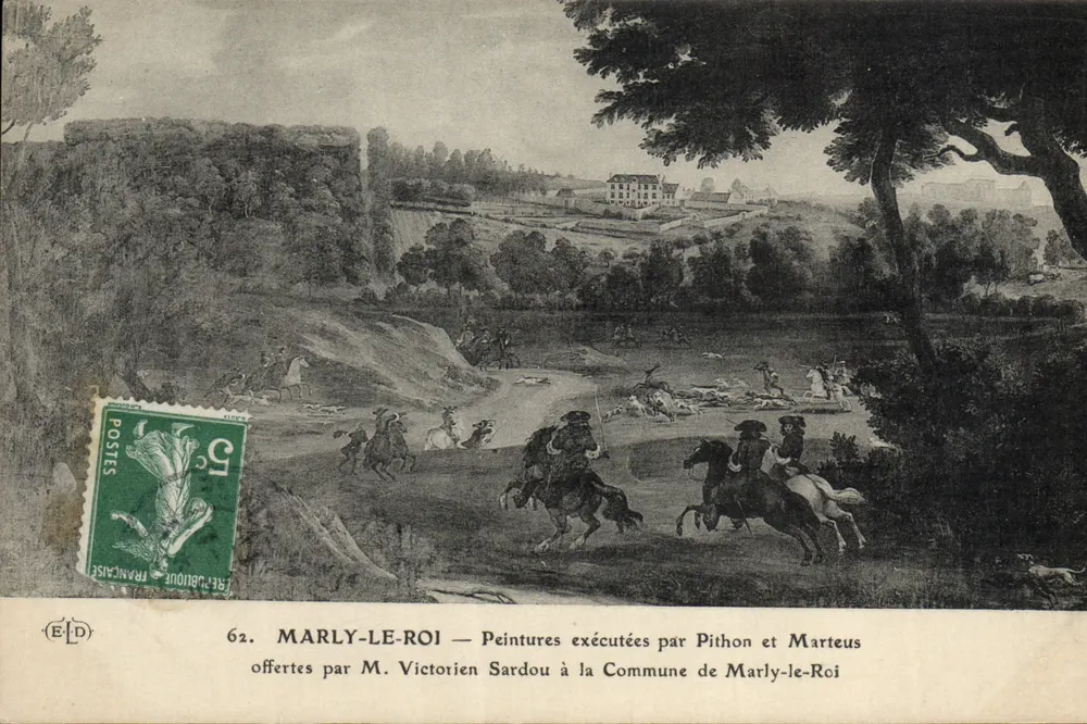 Marly-le-Roi — Paintings executed by Pithon and Marteus — offered by Mr. Victorien Sardou to the Commune of Marly-le-Roi - Front