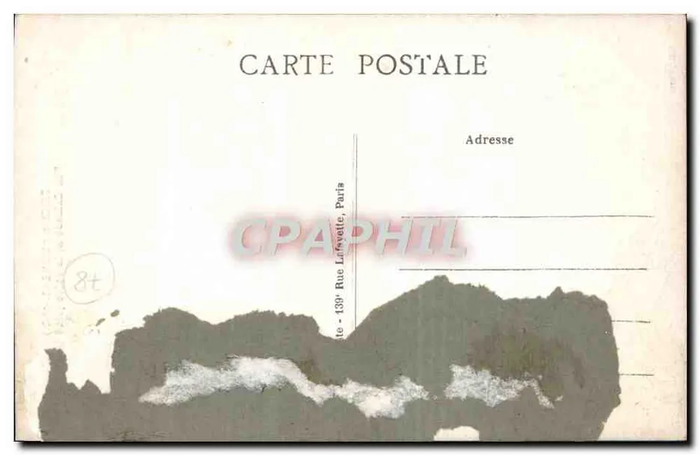 Triel-sur-Seine (S.-et-O.) — Rue Galande und die Bogen (Südseite) — unbekannter Verlag - Rückseite