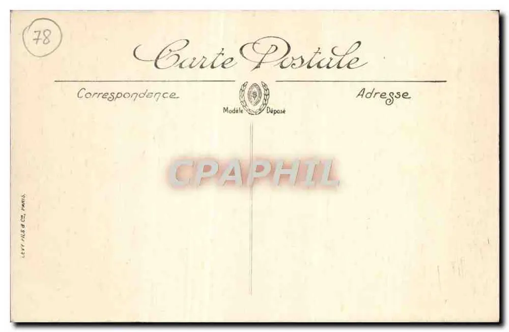 Rambouillet — A Escola dos Meninos — L.L. - Verso