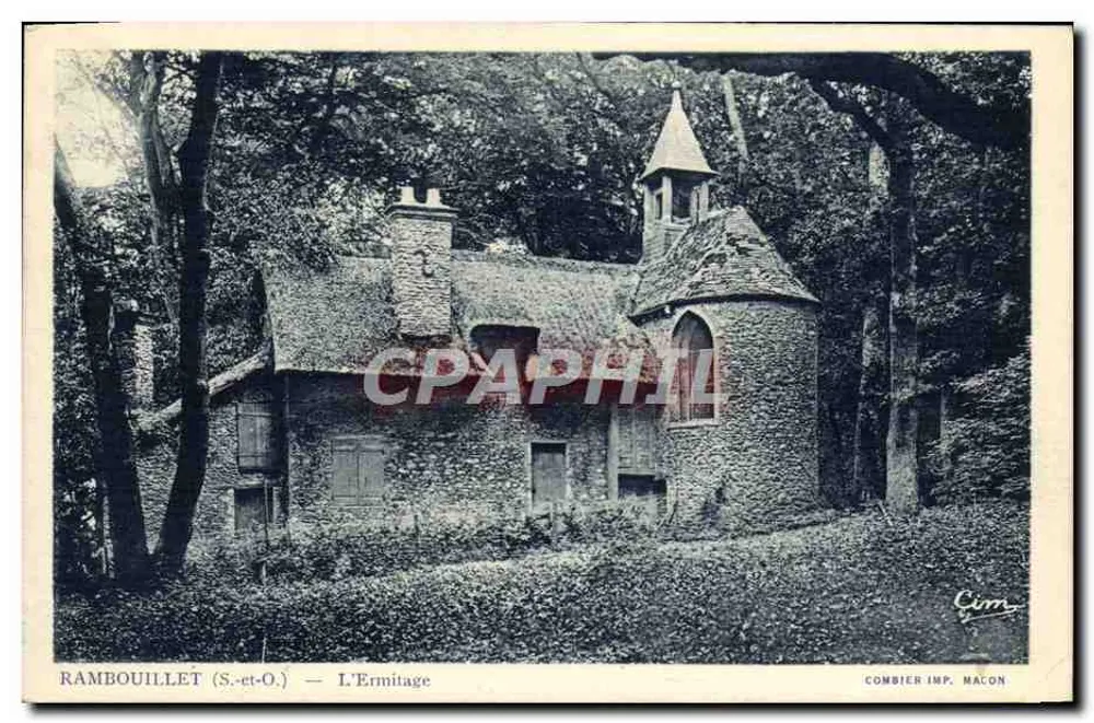 Rambouillet (S.-et-O.) — L'Ermitage — Combier Imp. Macon - Frente
