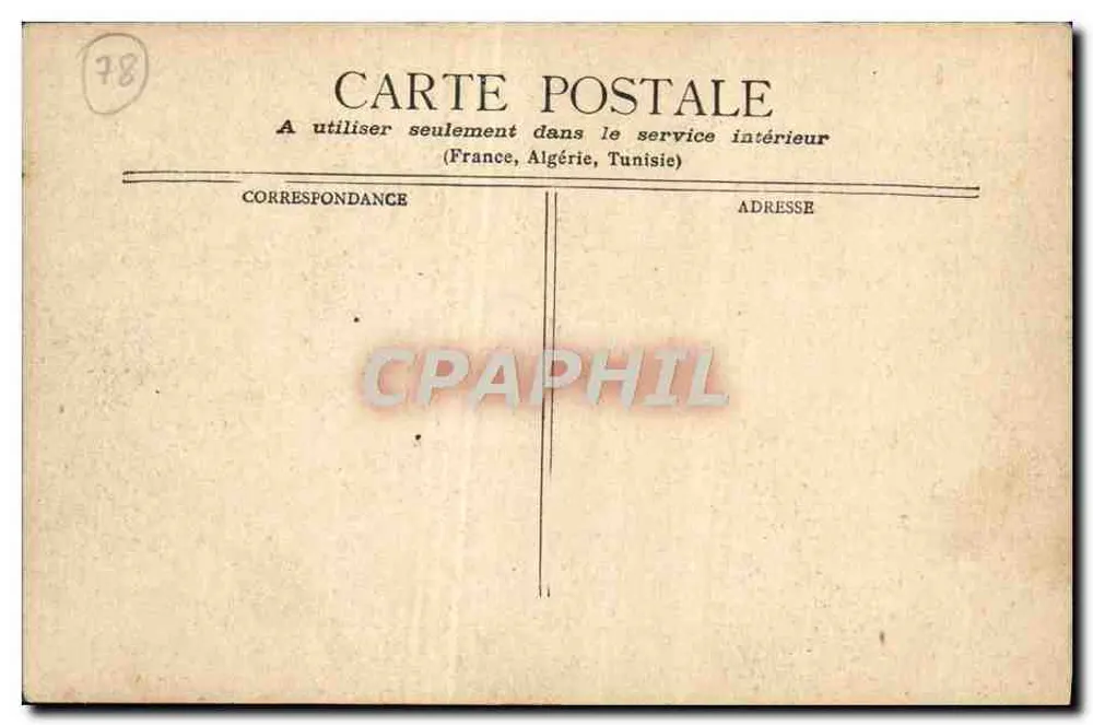 Versalhes - Bassin de Netuno — editor não visível, número de série ilegível - Verso