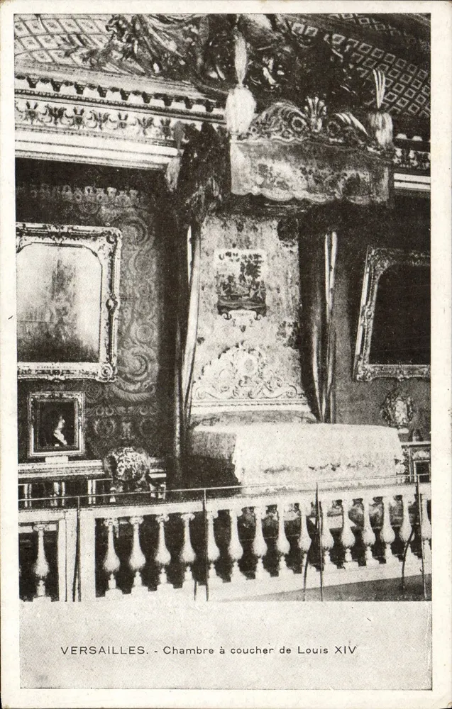 Versailles - Schlafzimmer von Ludwig XIV — A. Cossé, Versailles - Vorderseite