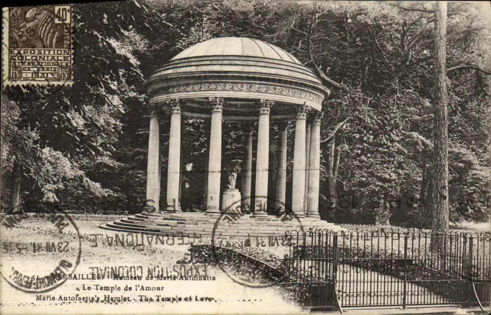 Versailles — Némea von Marie-Antoinette, Der Tempel der Liebe — Edition P. Girard, Versailles - Vorderseite