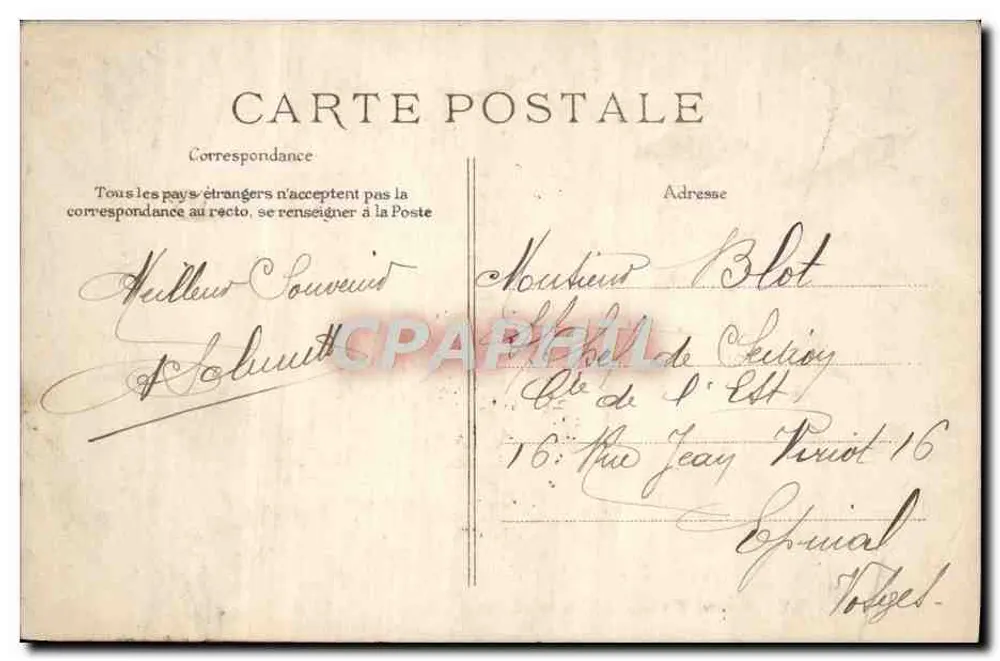 Versailles — Petit Trianon — Cabinet de Lecture — éditeur : E. Leclerc - Verso