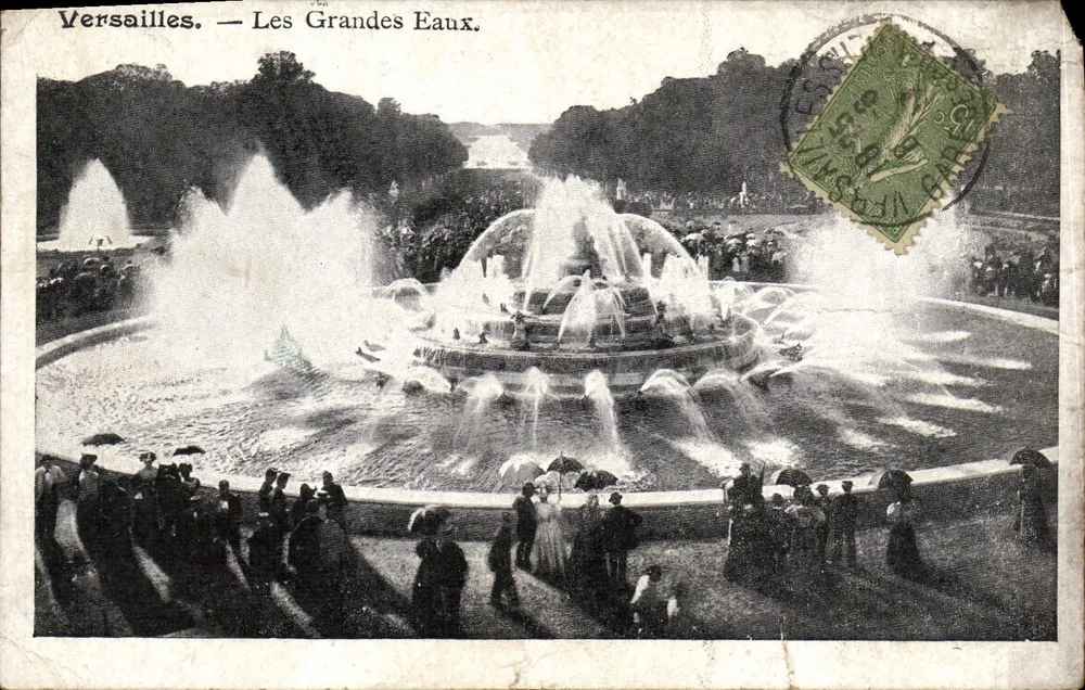 Versailles. — Les Grandes Eaux. — Éditeur : VERSAILLES. — N° de série : 25. - Awers