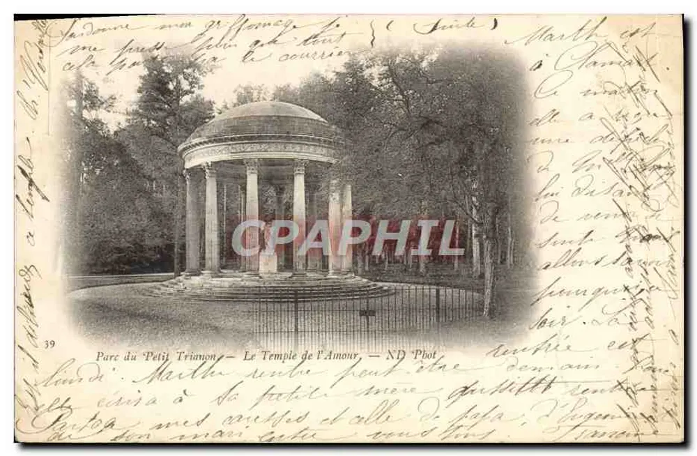 Parque do Petit Trianon — Templo do Amor — ND Phot - Frente