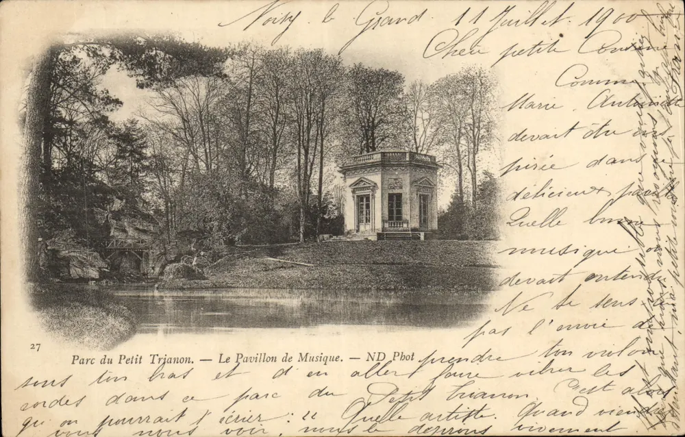 Parc du Petit Trianon — Das Musikpavillon — ND Phot - Vorderseite