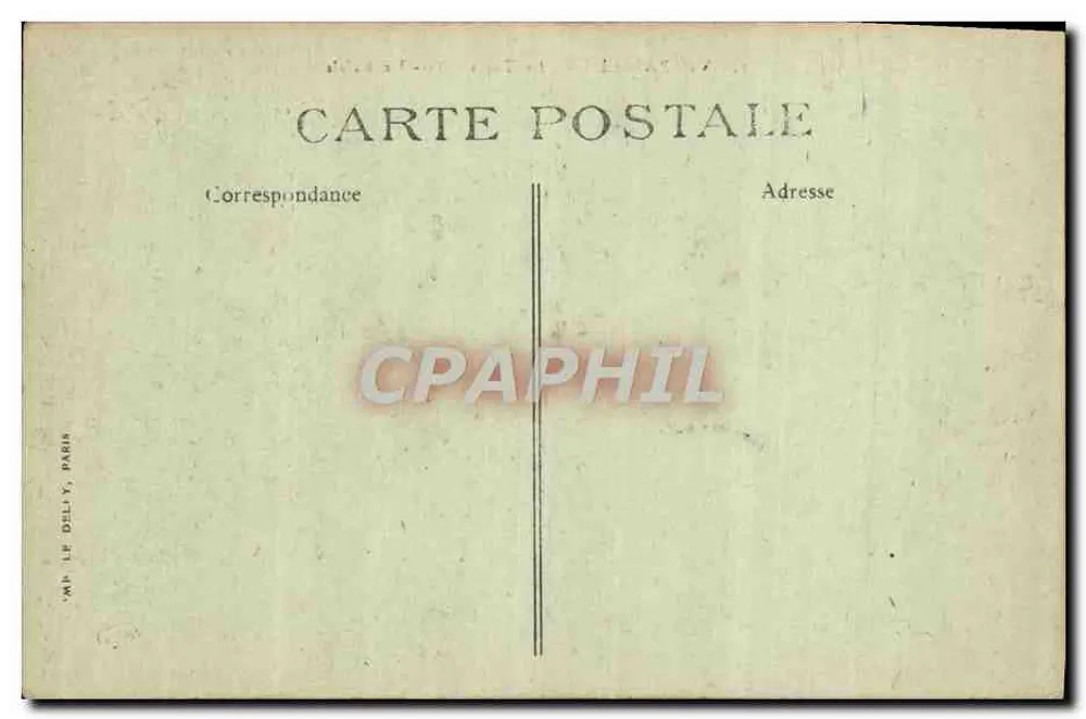 Versailles — O Tapis vert — O Palácio - Verso