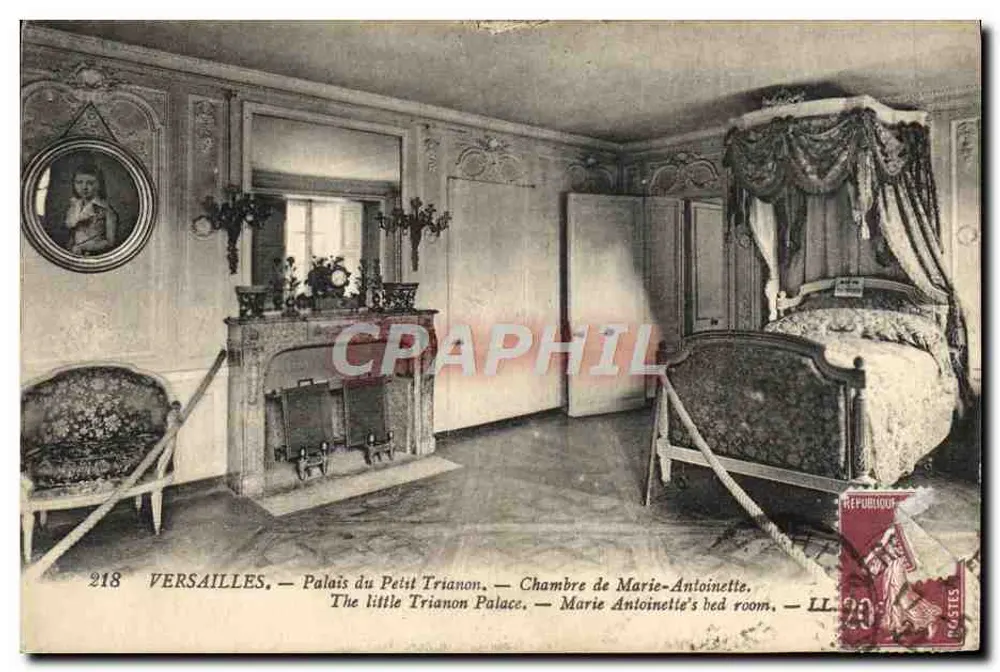 Versailles — Palast des Petit Trianon — Zimmer von Marie-Antoinette - Vorderseite