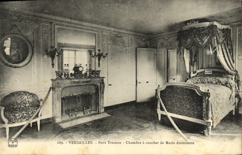 Versailles - Petit Trianon - Schlafzimmer von Marie Antoinette — P.D. PARIS n°229 - Vorderseite