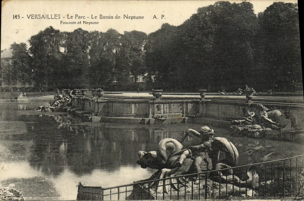 Versailles - Der Park - Der Neptun-See — A.P. n°145 - Vorderseite