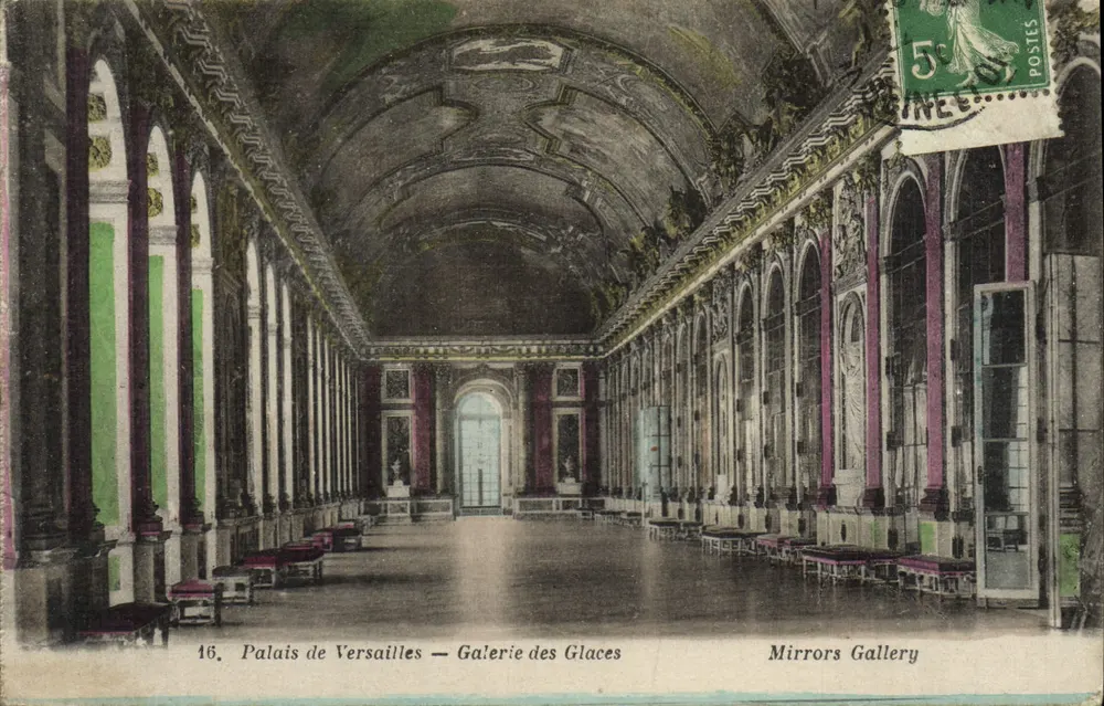 Schloss Versailles — Galerie der Spiegel — Impr. EDIA, Versailles - Vorderseite