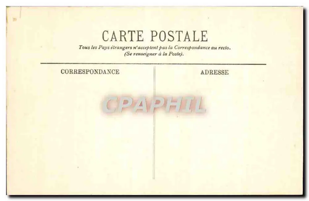 Rambouillet — Ansicht des Parks — Muscheln und der Fluss — LL. - Rückseite