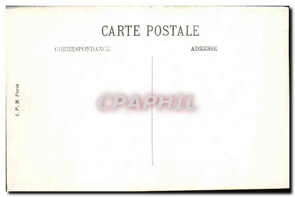 Schloss RAMBOUILLET — Holzarbeiten im Arbeitszimmer — Librairie Nouvelle, Rambouillet - Rückseite