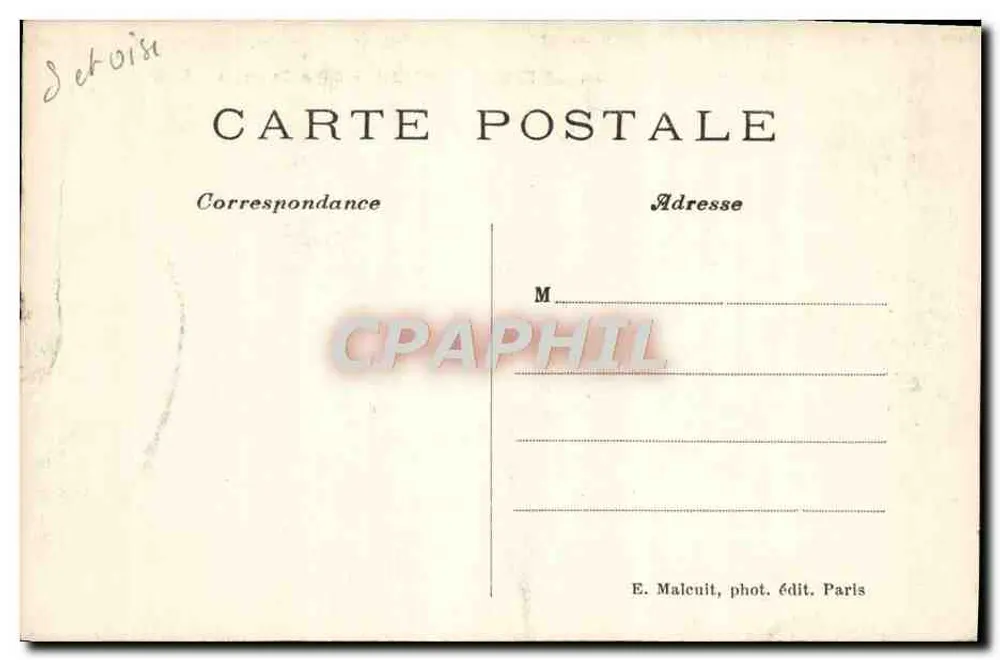 डैम्पियर के किला (S.-et-O.) — मध्य भाग — E.M. n°2236 - पीछे