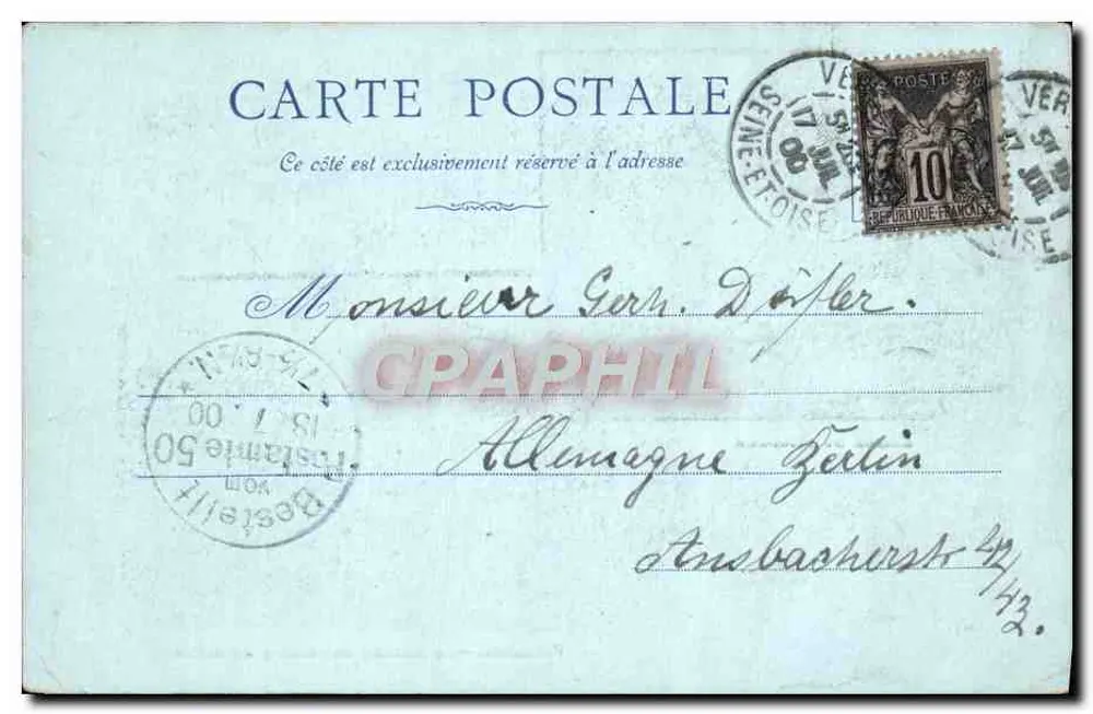 Versailles — Das Herrenhaus und das Dorf der Marie-Antoinette — Georges Grups - Rückseite