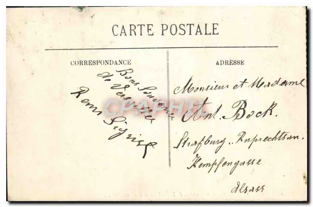 Versailles — Der Bassin de Latone, der Tapis Vert und der Kanal — LL. n° 401 - Rückseite