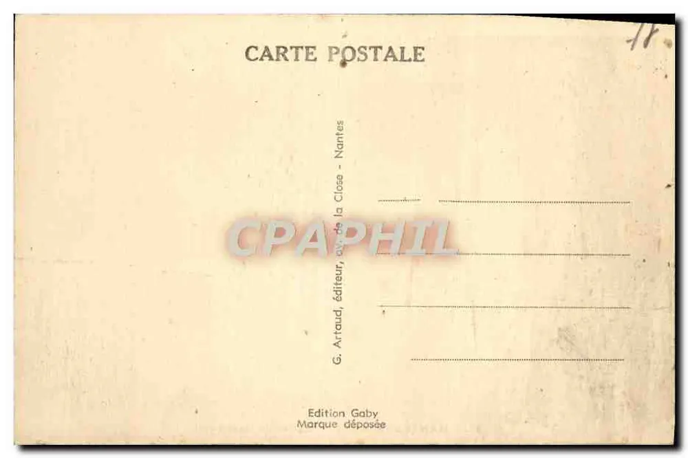 Église de Gassicourt — Mantes (S.-et-O). — Éditeur G. Artaud, Nantes, n° 37 - Verso