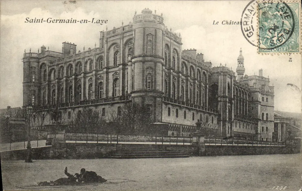 Saint-Germain-en-Laye — O Castelo — editor desconhecido, n° de série 1230 - Frente