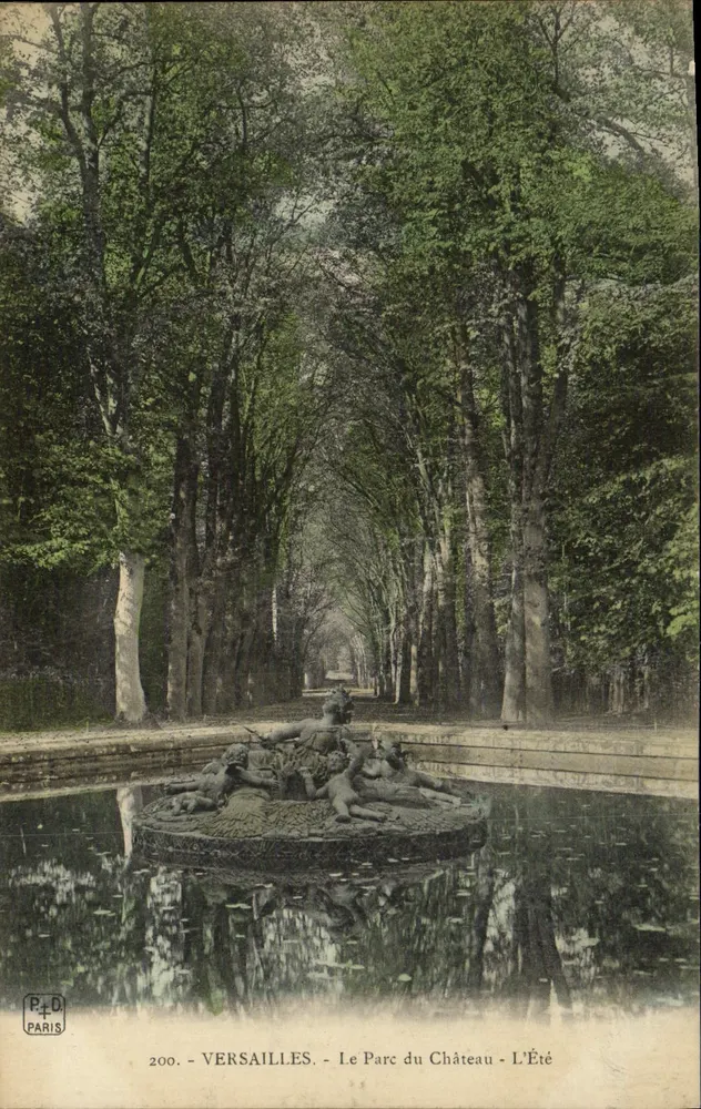 Versailles - O Parque do Castelo - O Verão — P&D Paris, n° 200 - Frente