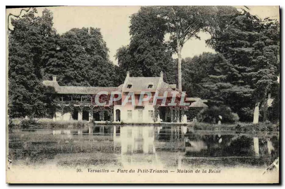 Versailles — Park des Petit-Trianon — Königinnenhaus — Nr. 99 - Vorderseite