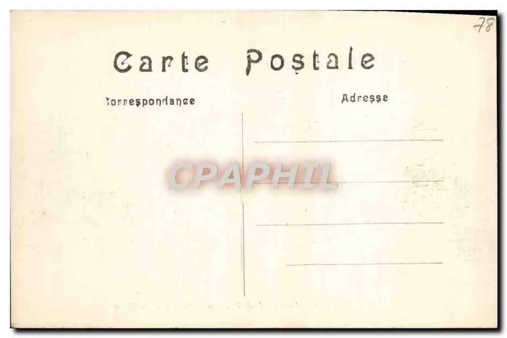 Versailles — Park des Petit-Trianon — Königinnenhaus — Nr. 99 - Rückseite