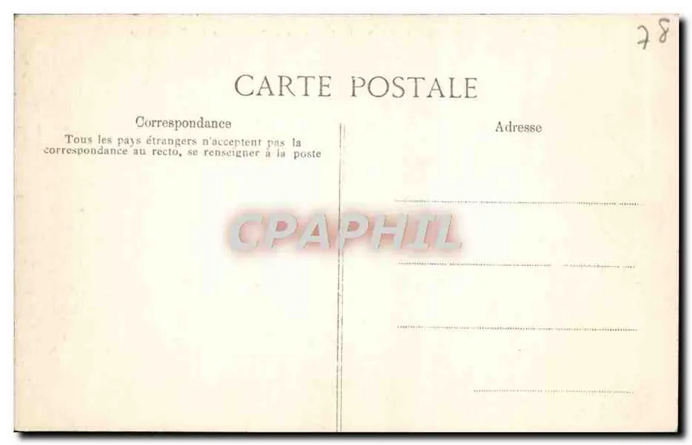 Versailles — Der Park - Bassin de Latone - Ansicht des Gras Teppichs — E.D. - Rückseite