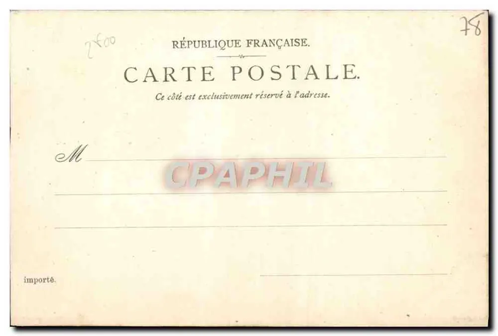 La Tour, antigo donjon do castelo fortificado de Montlhéry — editor P. S. à D. — n° 316 - Verso