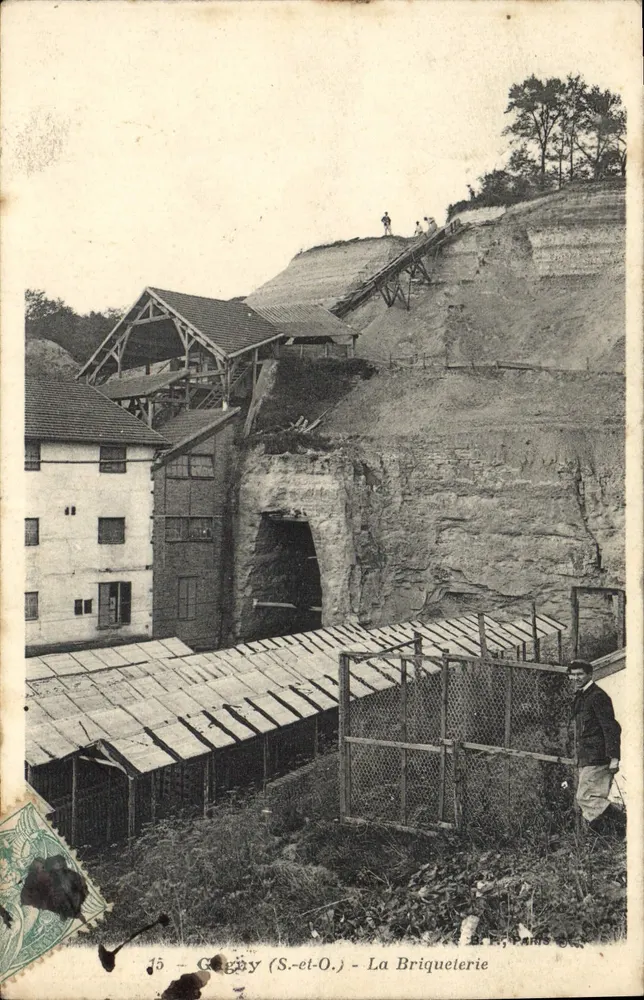 Géggy (S.-et-O.) - La Briqueterie — wydawca E. Paris, n°15 - Awers