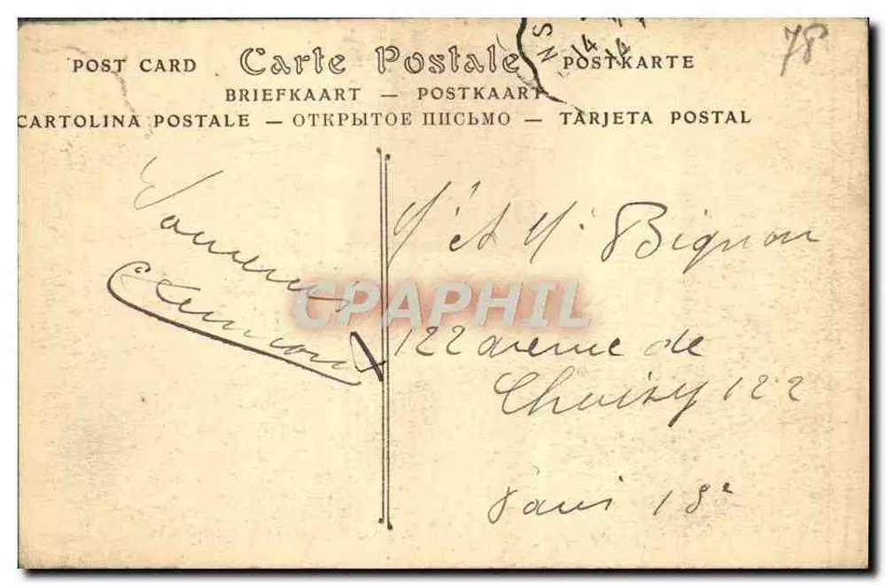 Villeneuve-Saint-Georges — Panoramablick — ND. Phol. Décher-Dumont, Papier. - Rückseite