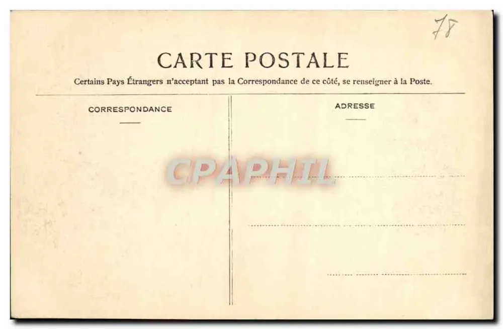 Versailles — Das Schloss. Grand Trianon. Kutsche des Grafen von Chambord — RH-FOX, Nancy, n°64 - Rückseite