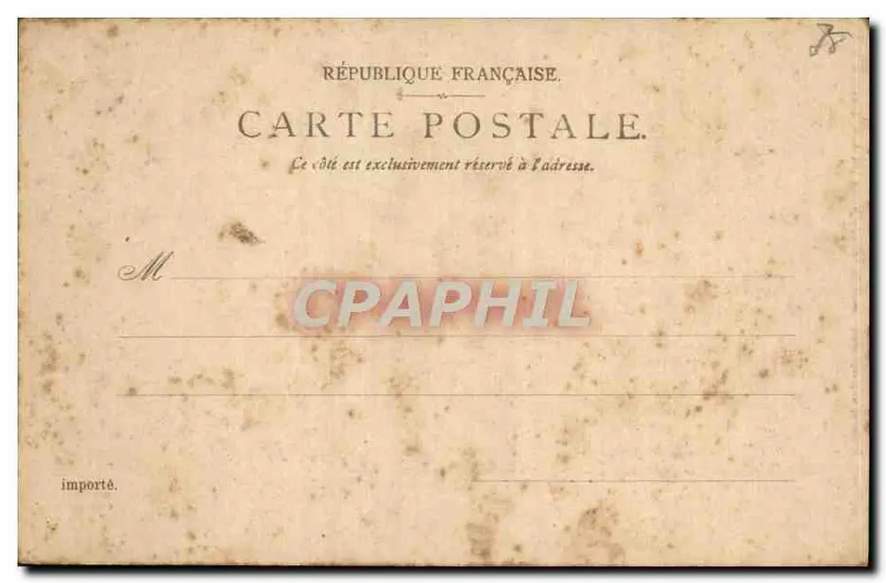 Bellevue-Meudon — Aussicht von der Terrasse des Schlosses Bellevue, ehemalige Besitzung der Madame de Pompadour — Kehler P. & B. D. Paris - Rückseite