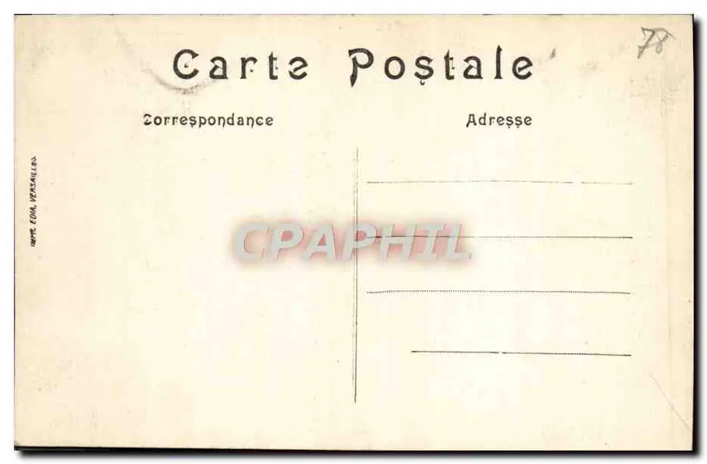 Versalhes — Sala do Congresso — Editor: North, Editor de Versalhes, n° 141 - Verso