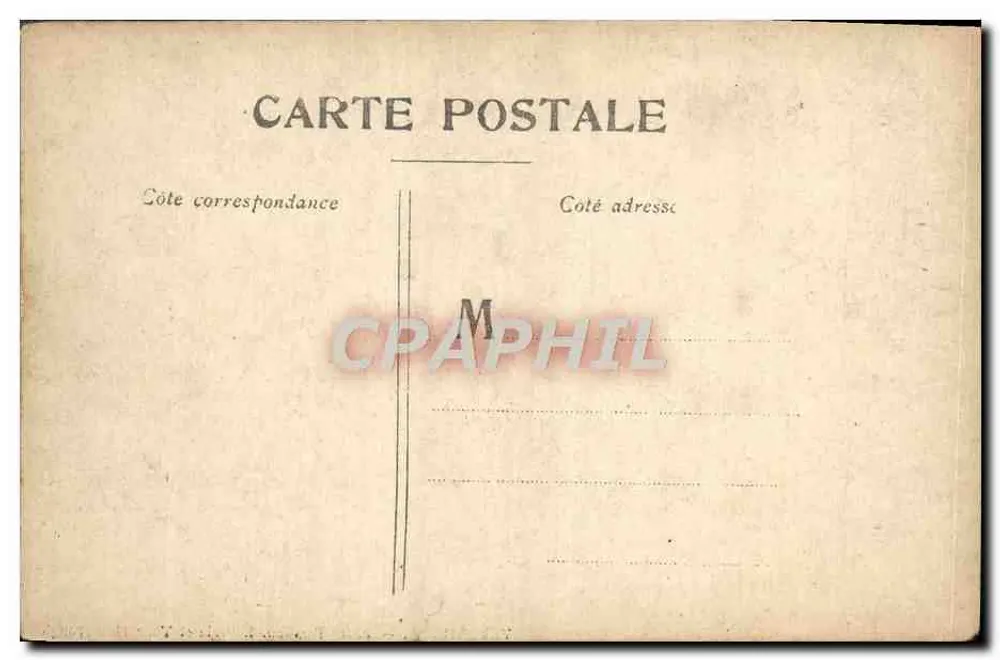 Versailles — Pavillon der Turm — Verlag: P. Tézier, Paris - Rückseite