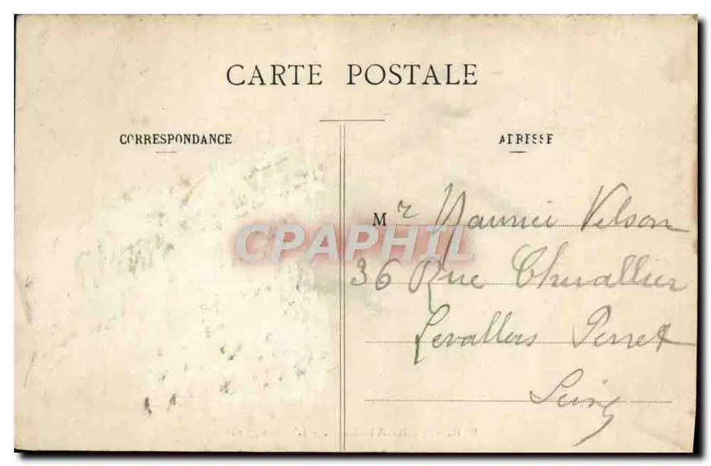 Versailles — A Orangerie — editor anônimo, n° 918 - Verso